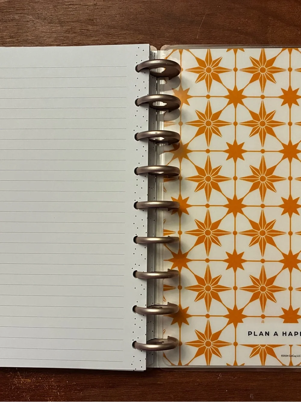 The Happy Planner Undated Classic Dashboard Cat Coq Planner
